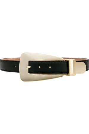 Khaite Lucca Gold Buckle 30mm Belt in