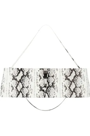 Retrofete Ruth Large Shoulder Bag in White,Black