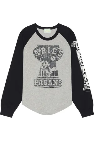ARIES Aged Raglan Baseball Tee in