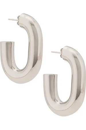 Paco rabanne XL Link Hoops in Metallic