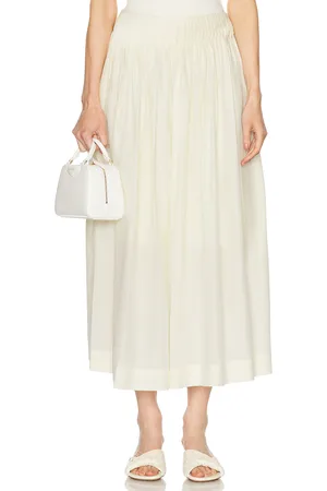 Loulou de Saison Artemis Long Skirt With Gathers in