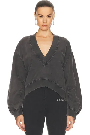 The Attico Oversized Sweatshirt in Black