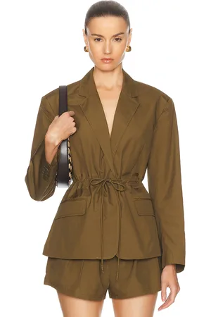 ULLA JOHNSON Marisol Jacket in Olive