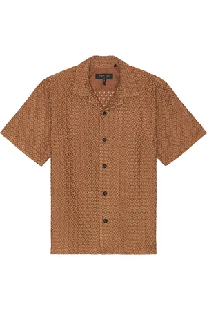 RAG&BONE Avery Diamond Shirt in Brown