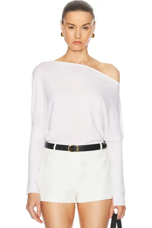 Simkhai Lavina Draped Off Shoulder Sweater in