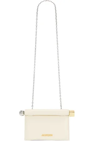 Jacquemus La Petite Pochette Rond Bag in Ivory