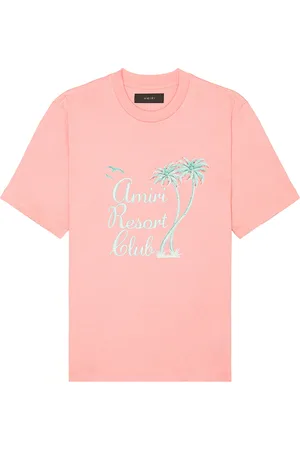 AMIRI Resort Club Tee in Pink