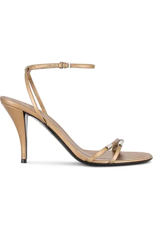 The Row Cleo Bijoux Sandal in Metallic Bronze