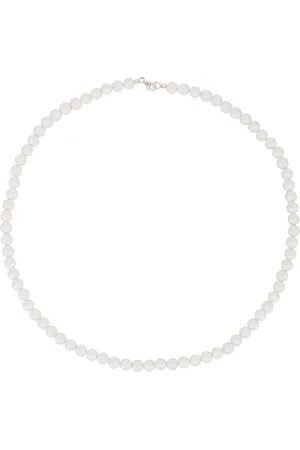 Serge DeNimes Pearl Necklace in Metallic