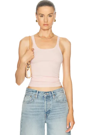 RE/DONE Ribbed Tank in Pink