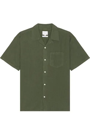 Norse projects Carsten Cotton Tencel Shirt in Green