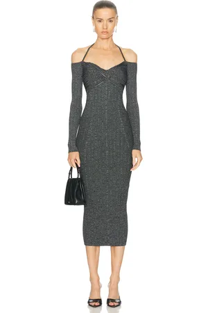 Moschino Long Sleeve Dress in Grey