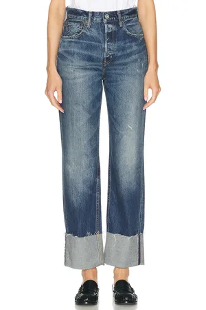 Moussy Bardmoor Wide Straight in Denim-Medium