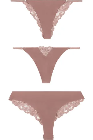 FLEUR DU MAL Seamless Panty Set in Blush