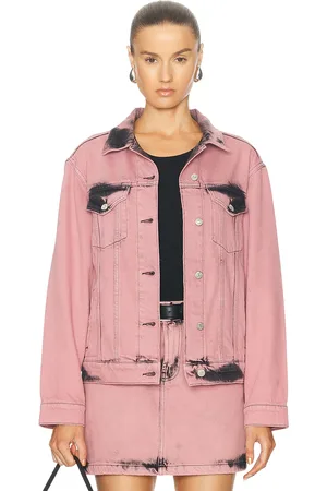 Moschino Denim Jacket in Pink