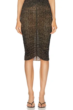 Missoni Tulle Chevron Skirt in Black