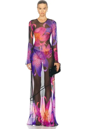 Retrofete Vienna Silk Dress in Purple