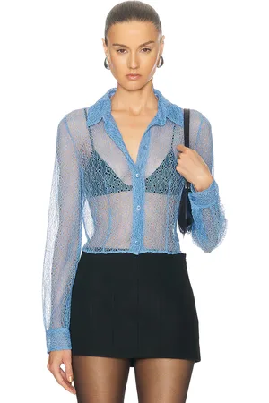 Moschino Long Sleeve Top in Blue