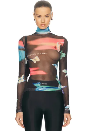 Moschino Long Sleeve Top in Black