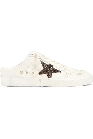 Golden Goose Ball Star Sabot Sneaker in White
