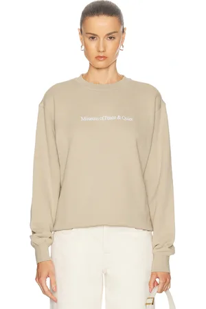 Museum of Peace and Quiet Mopq Crewneck in Nude