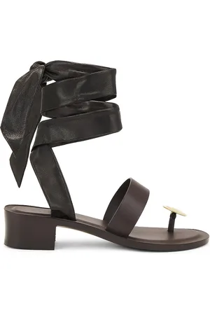 The Row Band Sandal in Chocolate