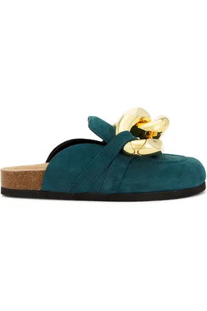 J.W.Anderson Chain Loafer in Green