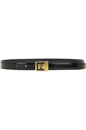 Saint Laurent Boucle La 66 Buckle Belt in Black