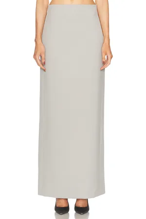 WARDROBE.NYC Column Skirt in Grey