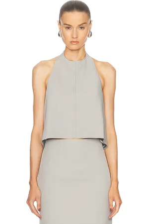 WARDROBE.NYC Backless Halter Top in Grey