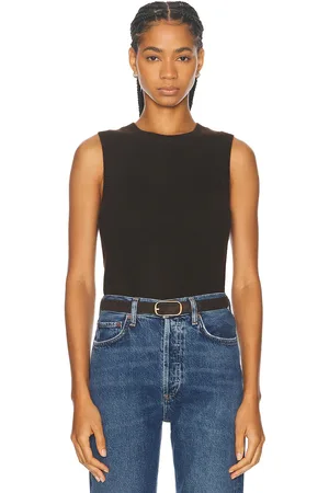 NILI LOTAN Jamiya Sweater Vest in Brown