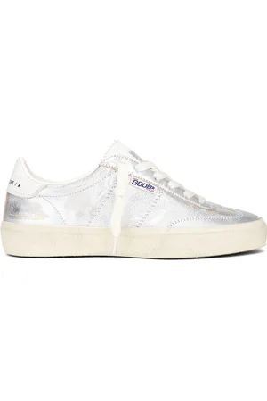 Golden Goose Soul-star Sneaker in Metallic Silver