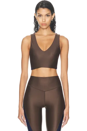 The Upside Icon Isaac Sports Bra in Brown
