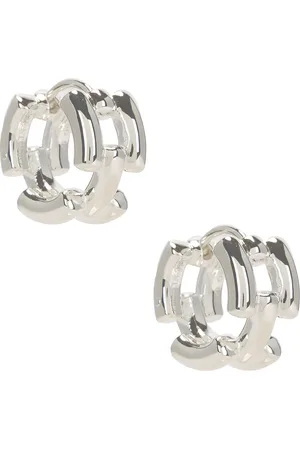 LIÉ STUDIO Johanna Earrings in Metallic Silver
