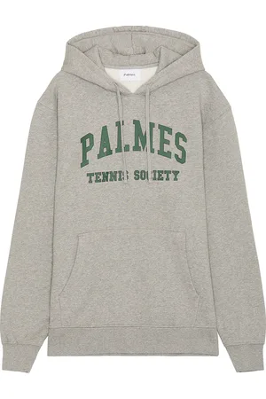 Palmes Mats Hooded Sweatshirt in Grey