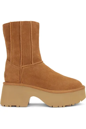 UGG Classic Twin Seam New Heights Boot in Brown