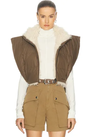 Isabel Marant Hoodiali Vest in Army