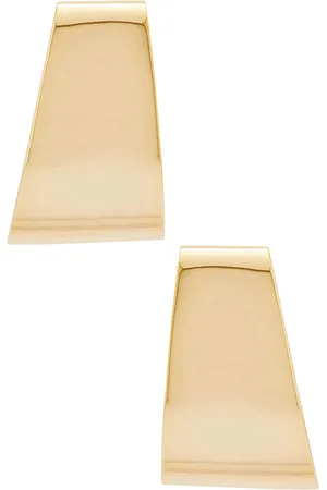 mega Graduate Earrings in Metallic Gold