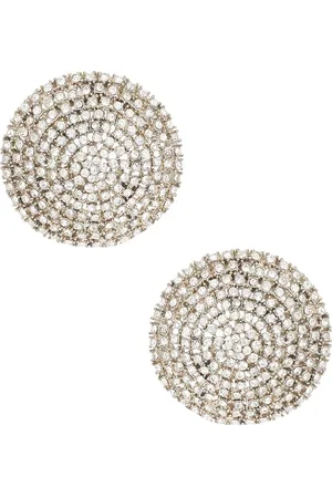 Jennifer Behr Taya Earrings in Metallic Silver