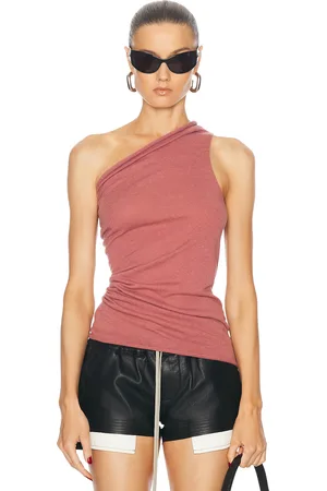 Rick Owens One Shoulder Top in Pink
