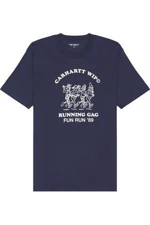 Carhartt Short Sleeve Fun Run T-Shirt in Navy