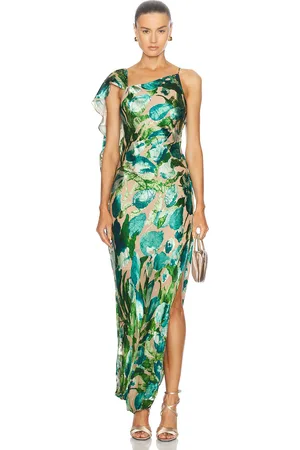Cult Gaia Iker Dress in Teal