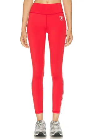 Sporty & Rich Runner Box Legging in Red