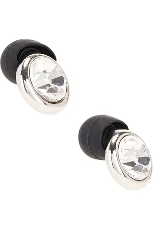 Balenciaga Berlin Earrings in Metallic Silver