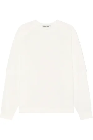 DARKPARK Troy Double Sleeve Tee in White
