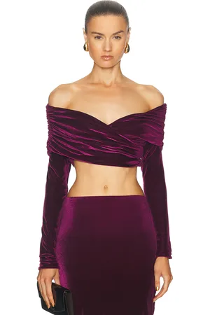 Maygel Coronel Lido Top in Purple