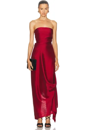 Staud Caravaggio Dress in Red