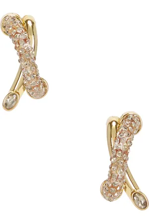 DEMARSON Karlie Earrings in Metallic Gold