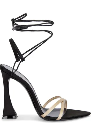 Saint Laurent Gippy Sandal in Black