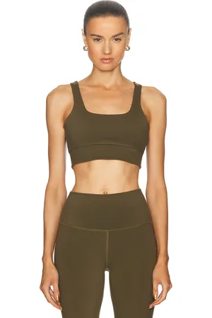 Varley Freesoft Cori Sports Bra in Olive